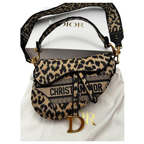 dior bag leopard